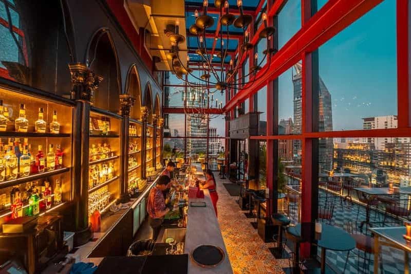 Billet Bangkok : Mojjo Rooftop Lounge & Bar - Forfait restauration et boissons