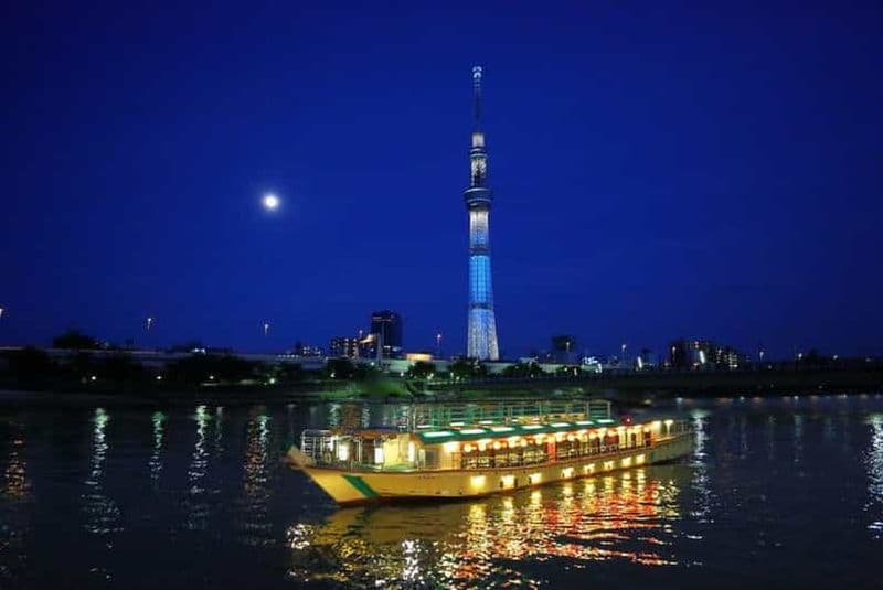 Billet Baie de Tokyo : dîner-croisière traditionnelle japonaise en yakatabune