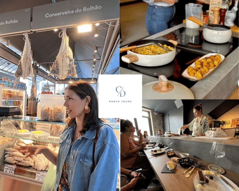Billet Porto : Visite du marché local et cours de cuisine / showcooking