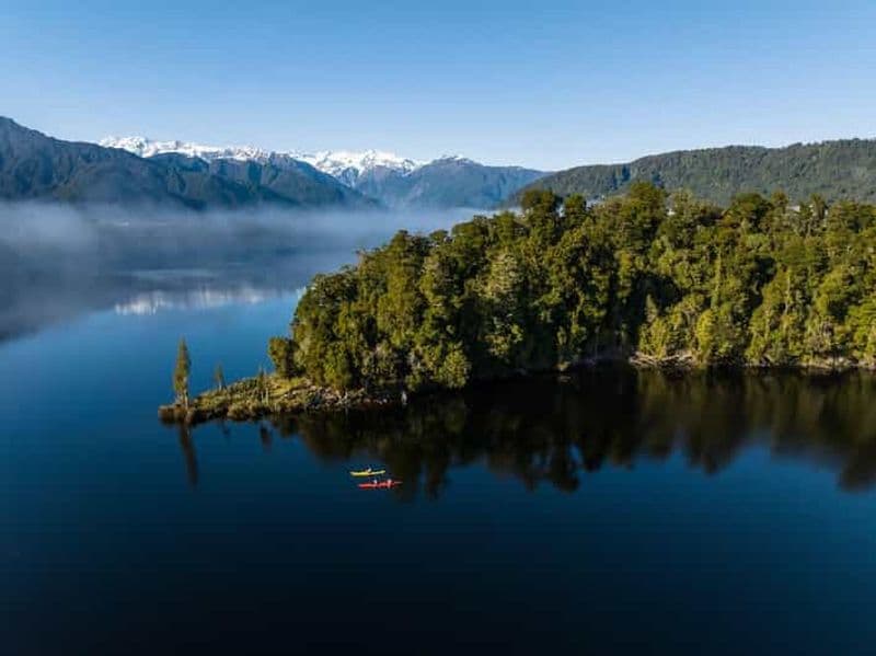 Billet Franz Josef : kayak et visite à pied du sanctuaire des kiwis d'Okarito