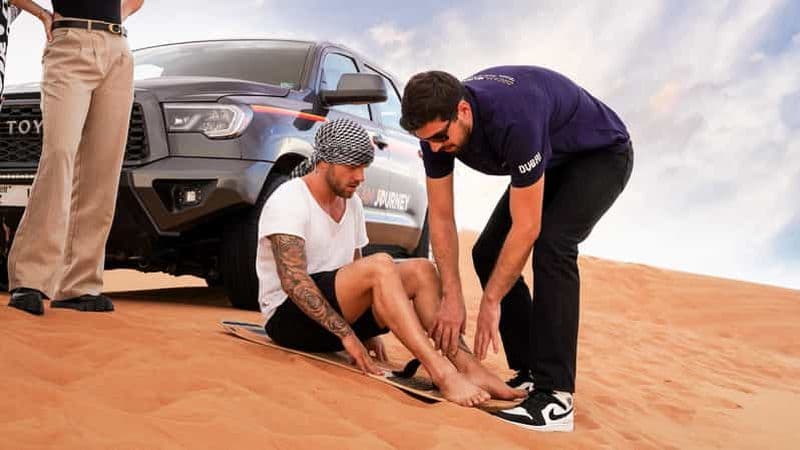 Billet Dubaï : Safari dans le désert avec sandboard, quad et barbecue
