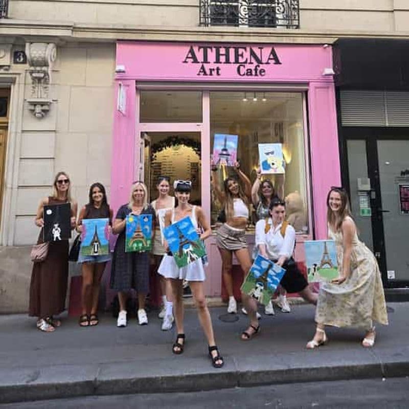 Billet Paris : Expérience de peinture dans un café d'art