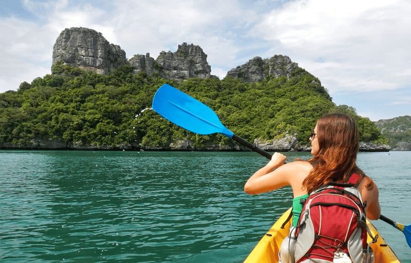 Billet Vang Vieng : tyrolienne, spéléo-tubing, trek, kayak et Blue Lagoon