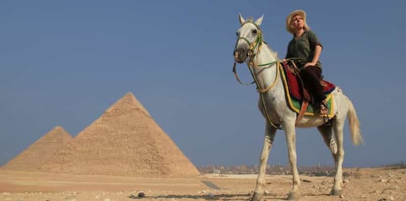Billet Gizeh : Tour de cheval arabe autour des pyramides de Gizeh