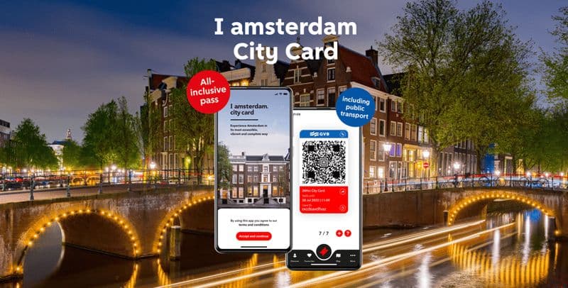 Billet Amsterdam : City Card avec entrées et transports publics gratuits