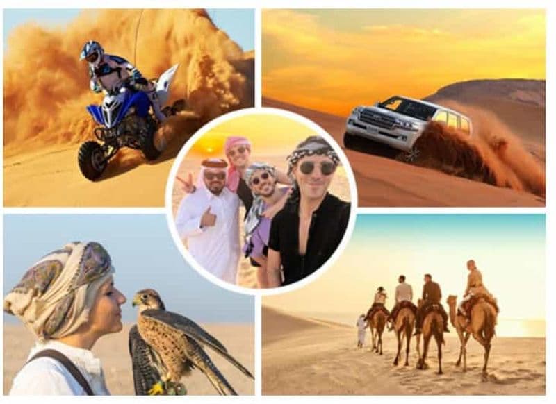 Billet Doha : rallyeee dans les dunes, promenade en chameau et sandboarding en quad, quad ou buggy