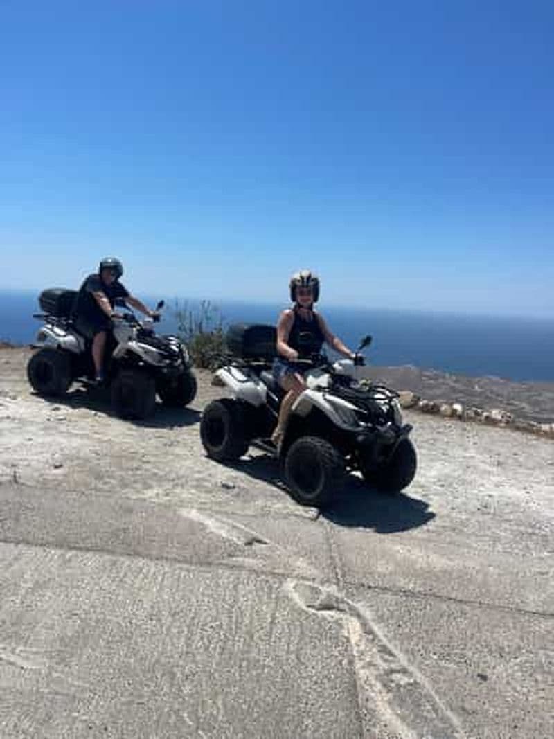 Billet Santorin : Excursion en quad avec personnel accompagnant local