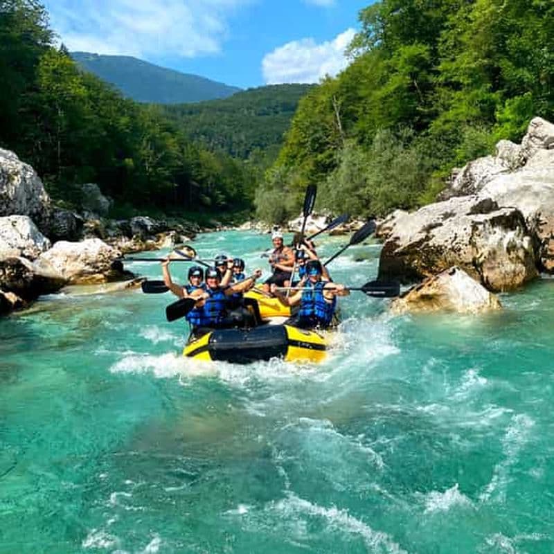 Billet Bovec : Rafting aventureux sur la rivière d'émeraude Soča + photos GRATUITES