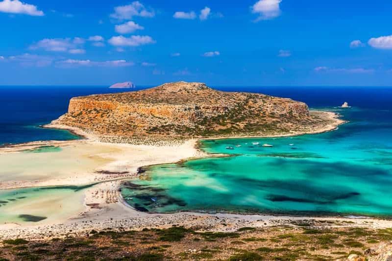 Billet Au départ de La Canée : Excursion d'une journée sur l'île de Gramvousa et la plage de Balos