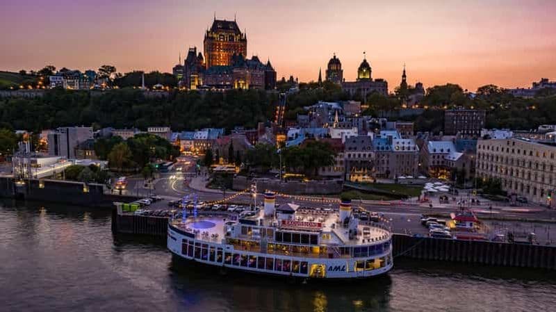 Billet Québec : croisière en soirée avec DJ en direct
