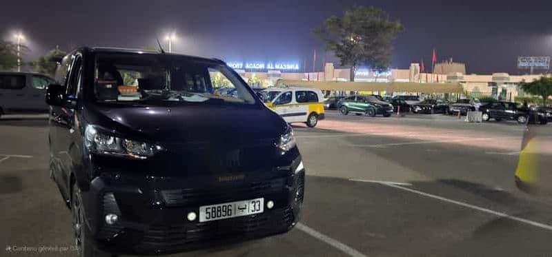Billet Agadir ou Taghazout : transfert privé depuis l'aéroport (option modifiable)