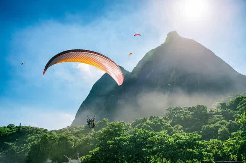 Billet Rio de Janeiro : Parapente avec prise en charge à l'hôtel et retour