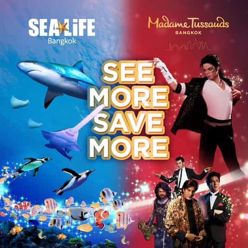 Billet Bangkok : SEA LIFE Bangkok et Madame Tussauds - Billet d'entrée
