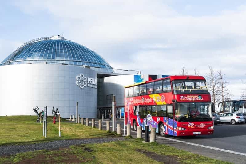 Billet Reykjavík : Bus Hop-On Hop-Off et billet d'entrée au musée Perlan