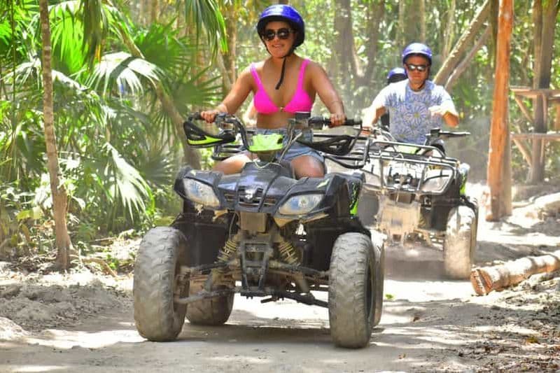 Billet Playa del Carmen : Excursion en quad, tyrolienne et aventure dans les cénotes