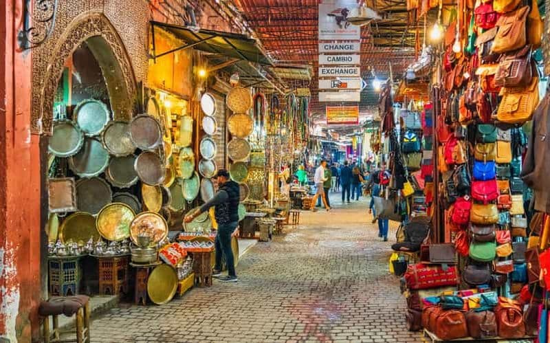 Billet Marrakech : visite guidée des souks et du shopping