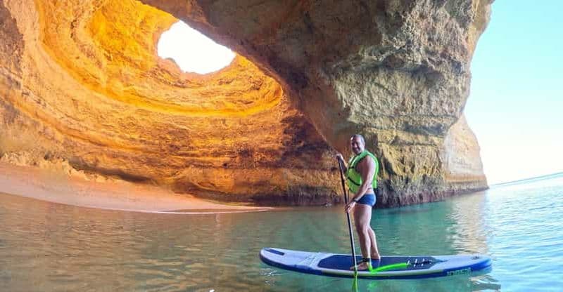 Billet Benagil : Expérience de paddle board dans la grotte de Benagil & photos 4k