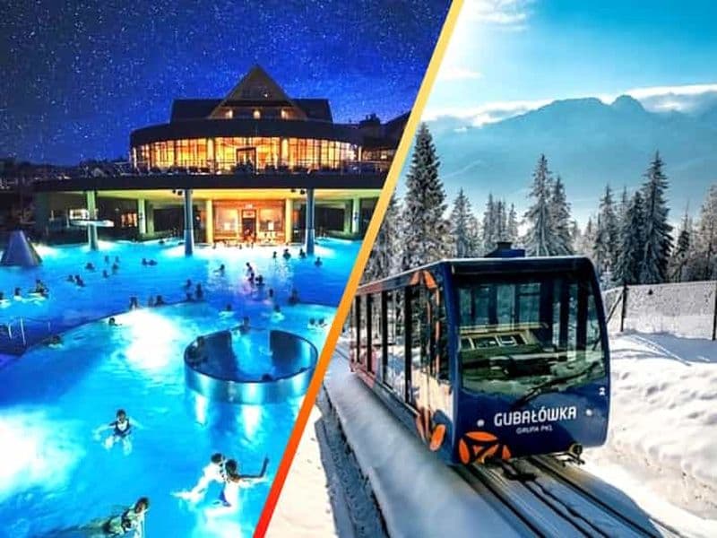 Billet Cracovie : Zakopane, montagnes des Tatras, téléphérique et bains thermaux
