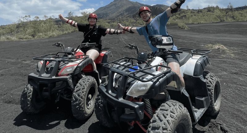 Billet Mont Batur : Aventure en quad (ATV) sur la lave et le sable noirs