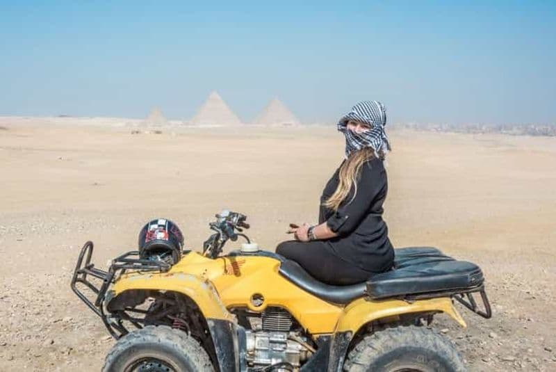 Billet Le Caire : Pyramides, balade à dos de chameau, visite des magasins avec option quad