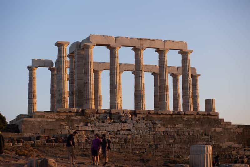 Billet Athènes : excursion au coucher du soleil au cap Sounion et au temple de Poséidon