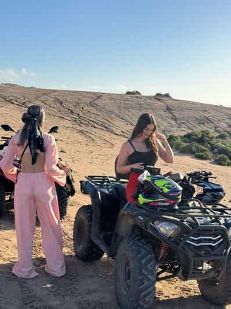 Billet Agadir/Taghazout : sortie en quad dans le désert et sur la plage avec transfert