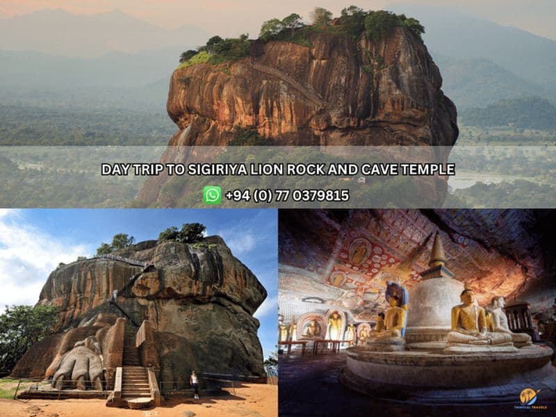 Billet Excursion d'une journée au départ de Kandy : découverte du rocher du lion et du temple de la grotte de Sigiriya