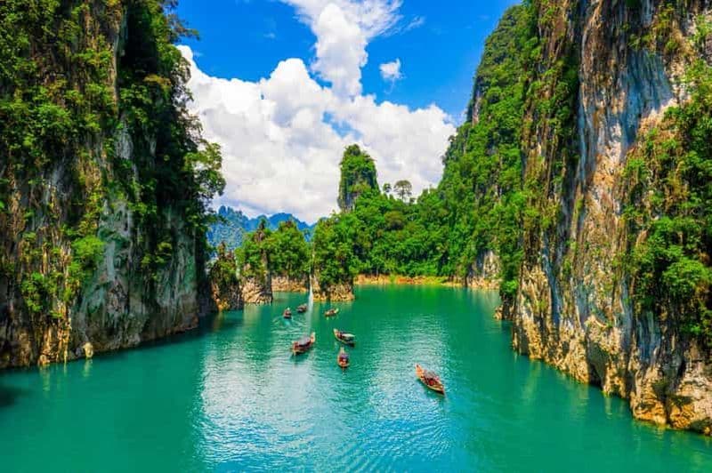 Billet Phuket : visite du parc national de Khao Sok et du lac Cheow Lan