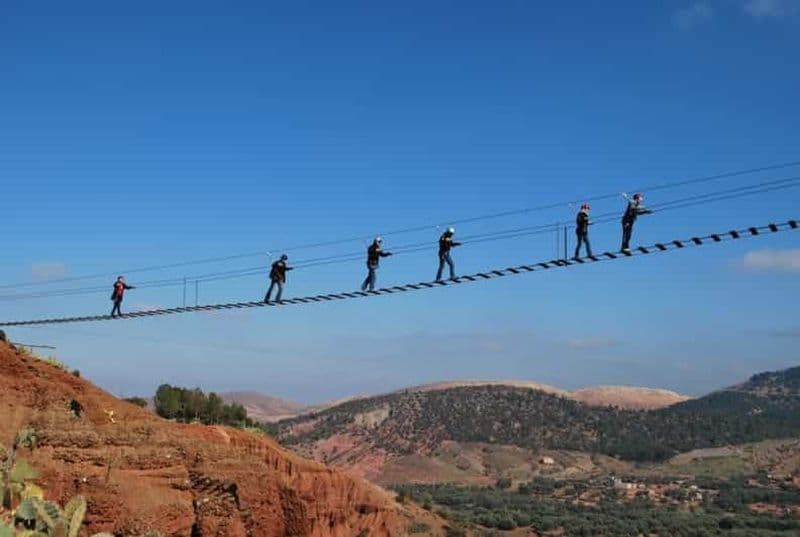 Billet Depuis Marrakech : tyrolienne et randonnée dans l'Atlas