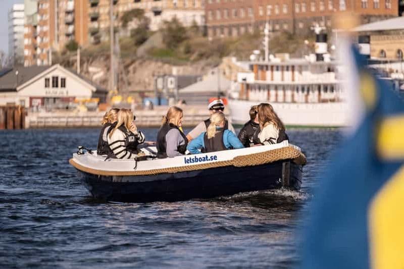 Billet Centre ville de Göteborg : Tour en bateau électrique autoguidé