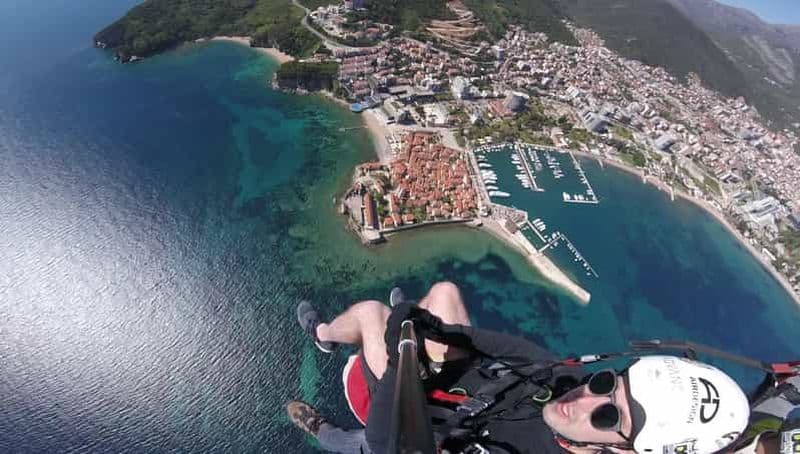 Billet Parapente Monténégro : Excursion aérienne au-dessus de la vieille ville de Budva