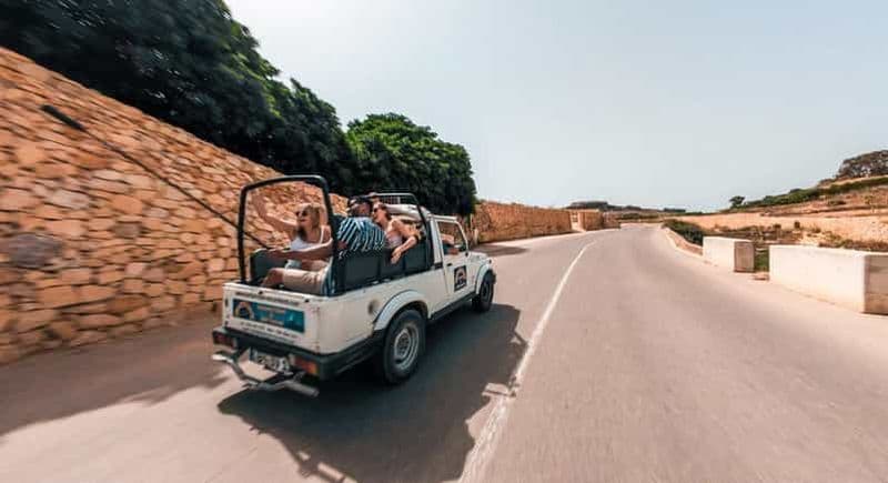 Billet Malte : journée complète en jeep à Gozo avec déjeuner et transferts en bateau