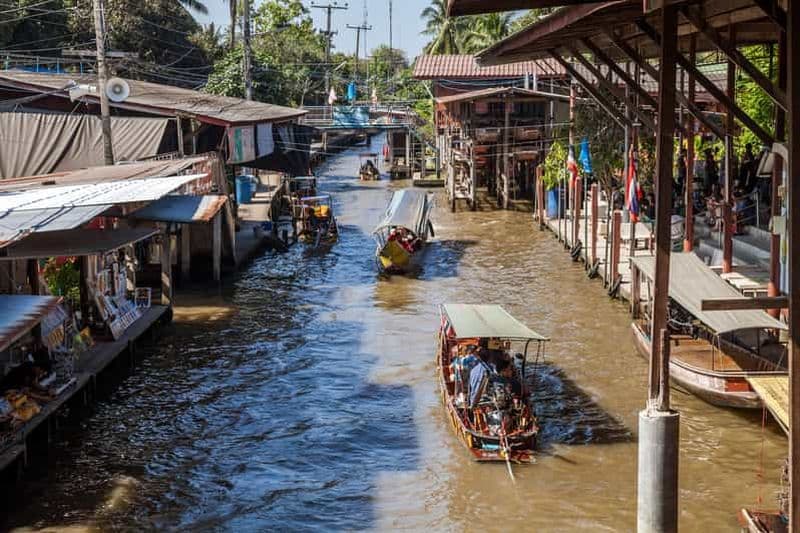Billet Depuis Bangkok : Visite guidée du marché flottant de Damnoen Saduak