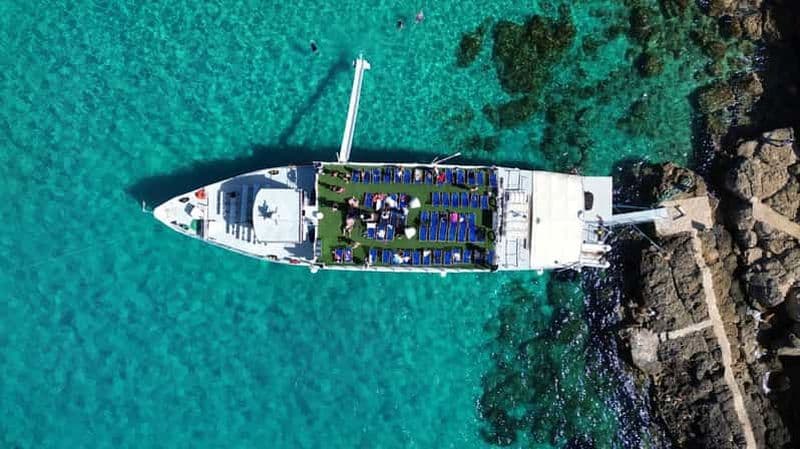 Billet Comino : croisière en bateau dans le lagon bleu et les grottes