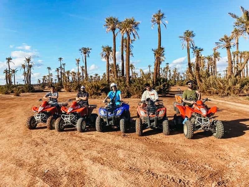 Billet Marrakech : Excursion en quad à l'oasis de Palmiers et au désert de Jbilat