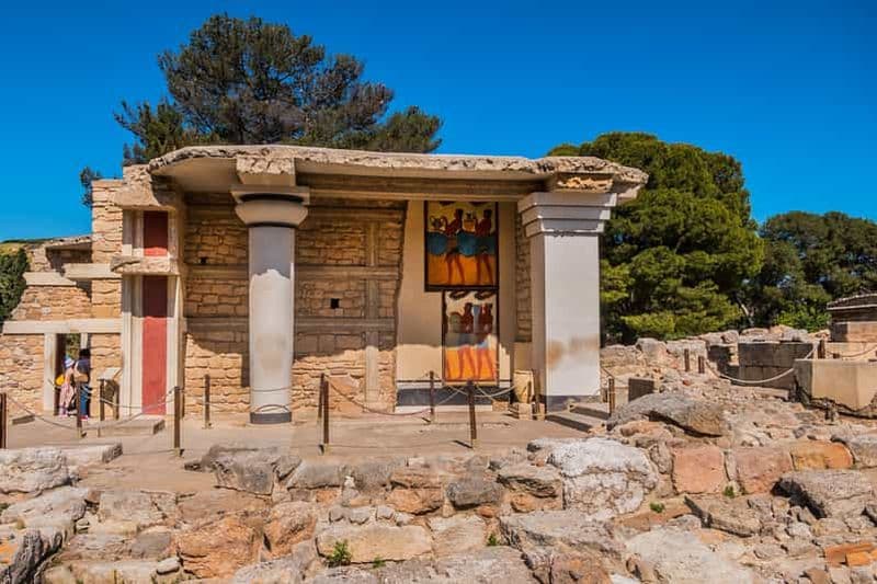 Billet Crète : billet d'entrée au palais de Knossos avec audioguide en option