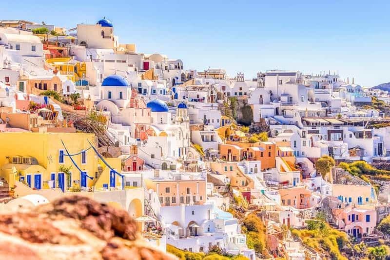 Billet Santorin : Excursion d'une journée, dégustation de vin et coucher de soleil à Oia