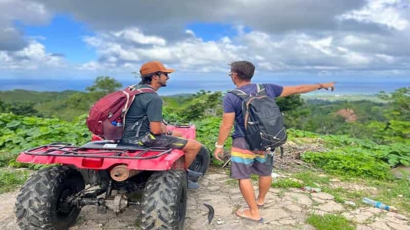Billet Las Terrenas : visite privée en quad avec visite d'une ferme et baignade