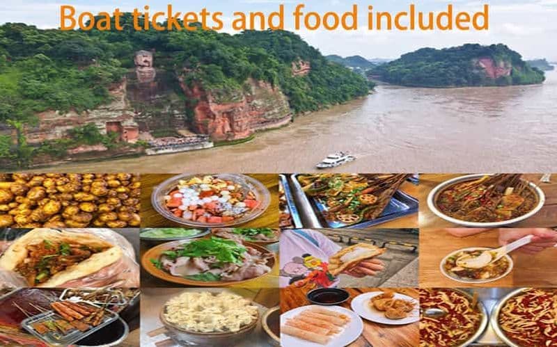 Billet Excursion d'une demi-journée à Leshan, avec bateau et repas de Bouddha