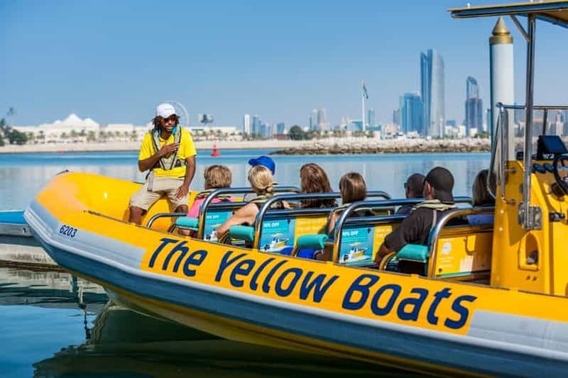 Billet Abu Dhabi : Visite touristique guidée en hors-bord