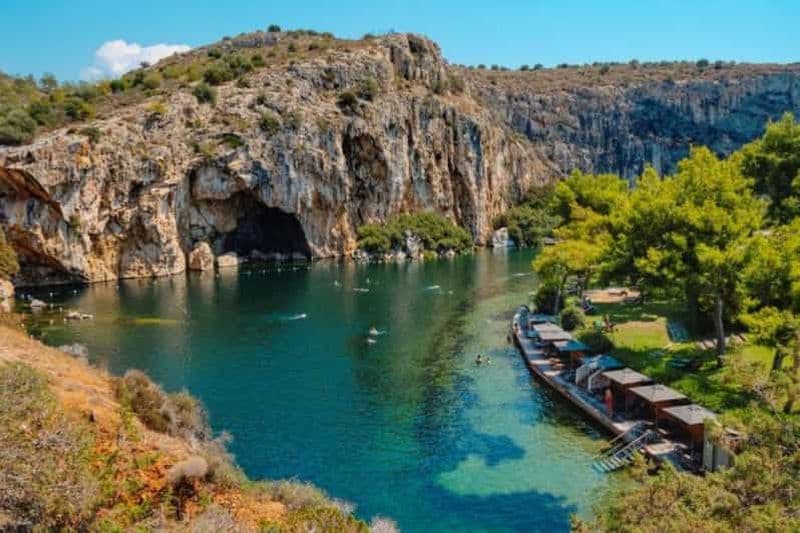 Billet Escapade sur la côte athénienne : lac Vouliagmeni et joyaux côtiers