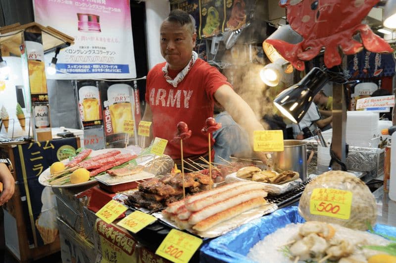 Billet Kyoto : visite culinaire du marché de Nishiki - 7 dégustations