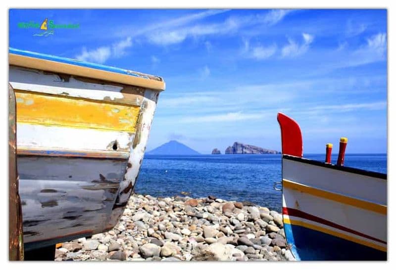 Billet Salina Panarea Stromboli by night