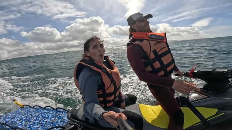 Billet Excursion en jet ski à Nazaré et accompagnement par un surfeur professionnel de grosses vagues