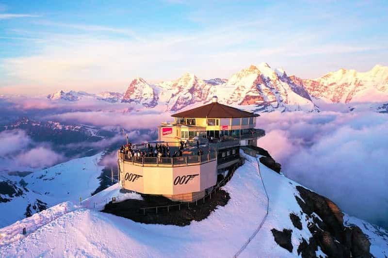 Billet Zurich : Excursion au Schilthorn, au Thrill Walk et au Bond World