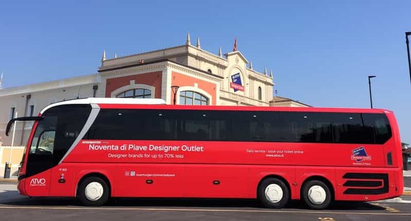 Billet Jesolo Lido : bus express jusqu'à Noventa di Piave Designer Outlet