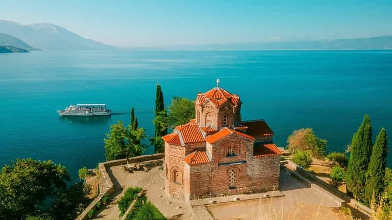 Billet Macédoine du Nord : excursion d'une journée à Ohrid et Saint-Naum au départ de Tirana