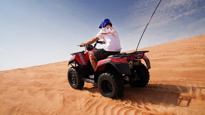 Billet Dubaï : Excursion dans les Dunes Rouges en Quad ou en Side by Side