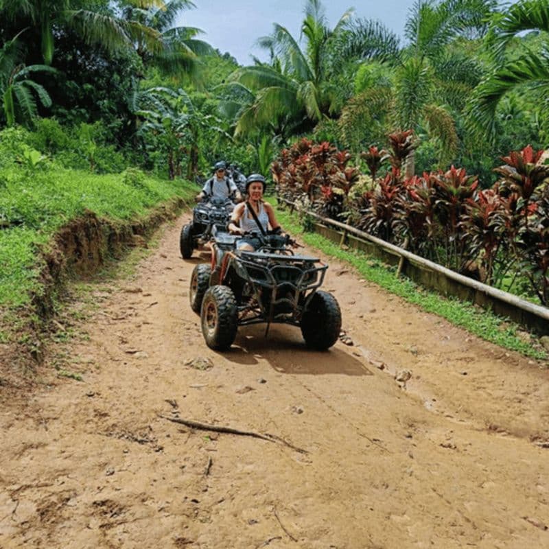 Billet Boracay : Circuit dans les îles avec déjeuner, quad et tyrolienne sur le continent
