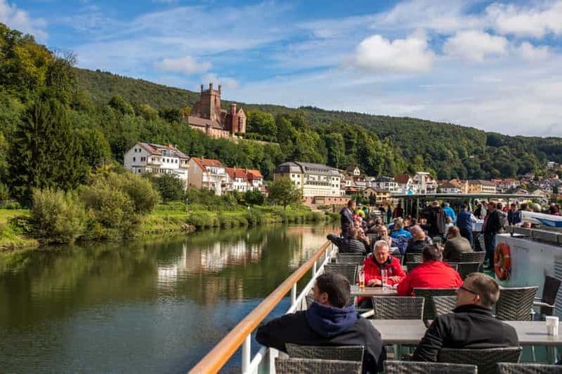 Billet Heidelberg : excursion en bateau sur le Neckarsteinach avec boissons